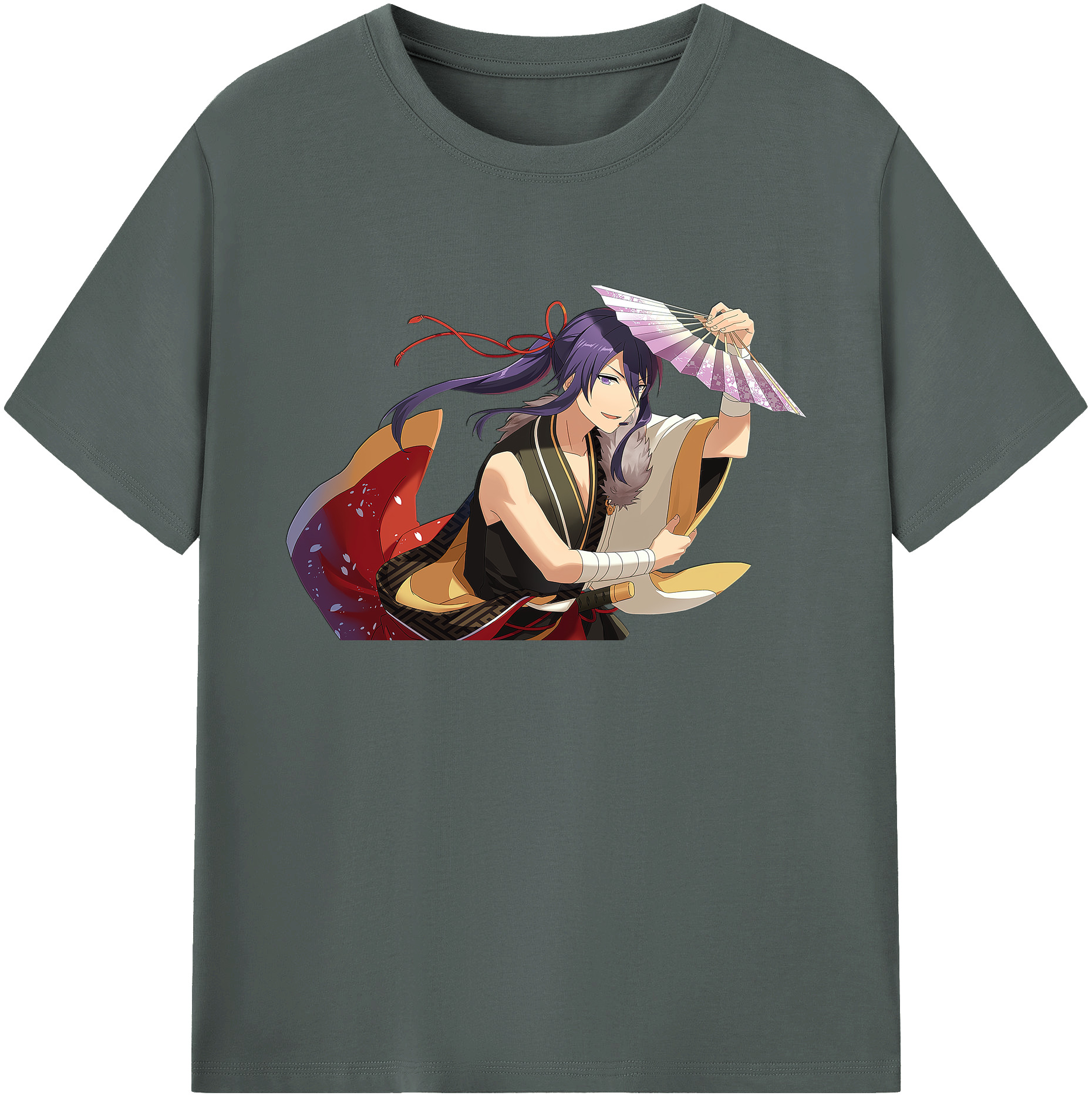 （画像用） あんさんぶるスターズ! Ensemble Stars 綿100％ メンズ半袖Tシャツ｜肌触りやわらか＆通気性